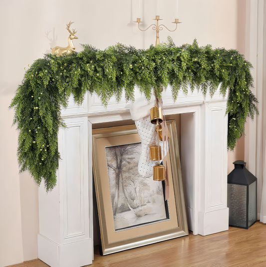 Realistic Norfolk Cedar Garland