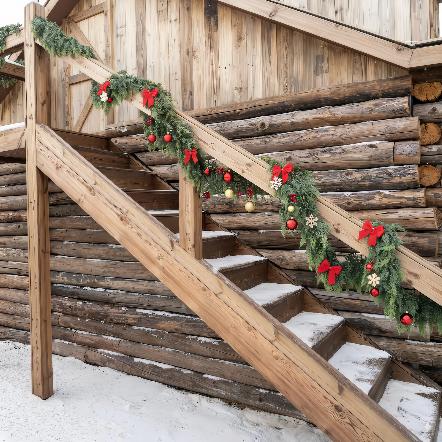 Realistic Norfolk Cedar Garland