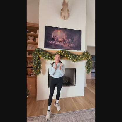 Realistic Norfolk Cedar Garland