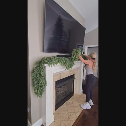 Realistic Norfolk Cedar Garland